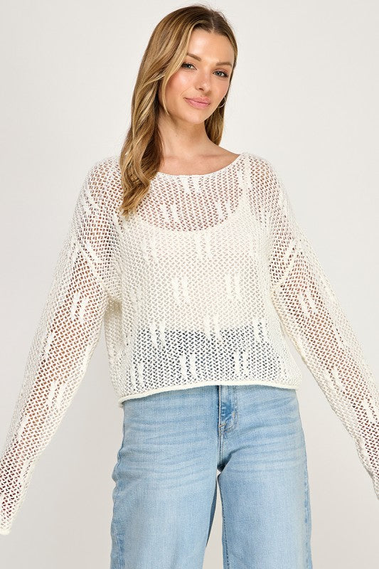 SW5689 Lightweight Sweater Top