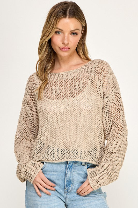 SW5689 Lightweight Sweater Top