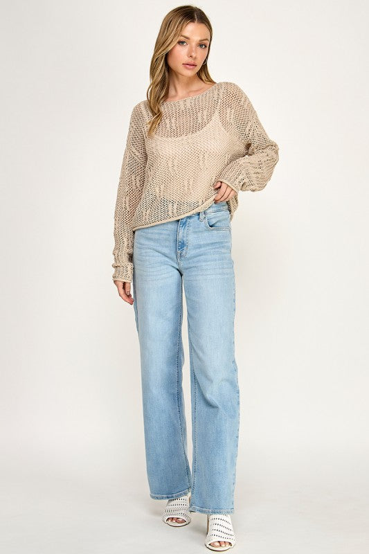 SW5689 Lightweight Sweater Top
