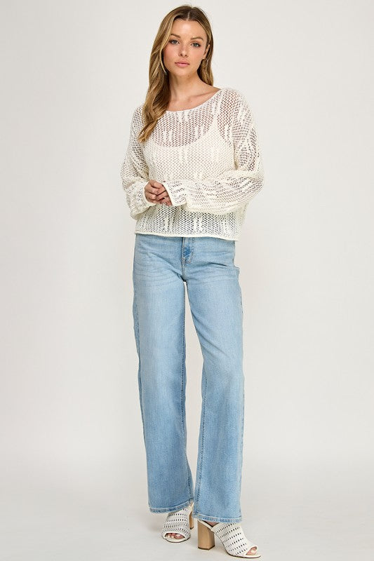 SW5689 Lightweight Sweater Top