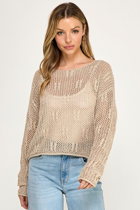 SW5689 Lightweight Sweater Top