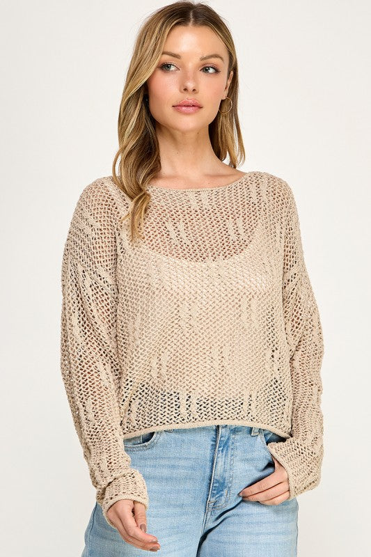 SW5689 Lightweight Sweater Top