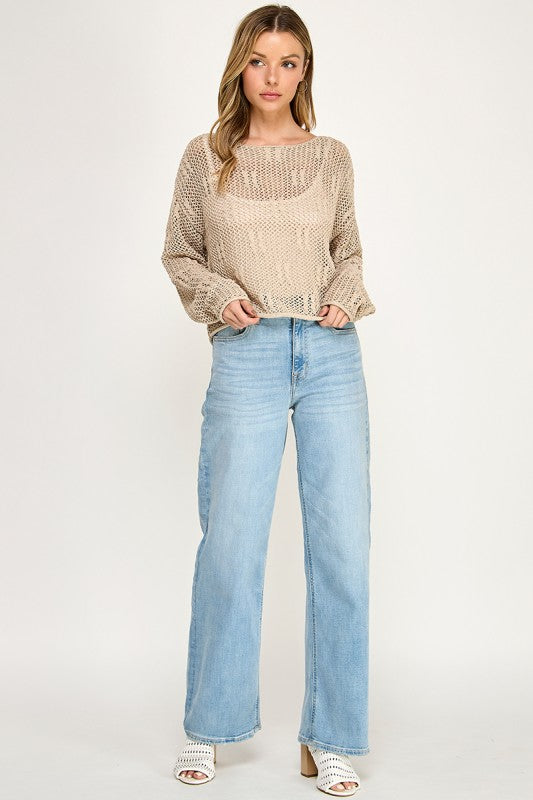 SW5689 Lightweight Sweater Top