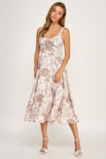 D5634-1 Tropical Oasis Midi Dress
